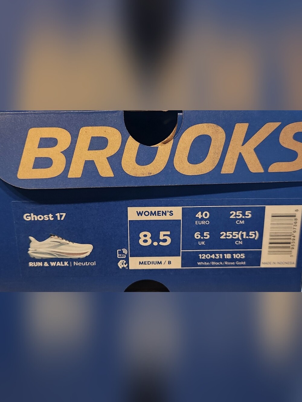 Brooks Ghost 17 Running Shoes Womens Size 8.5 - Picture 11 of 11
